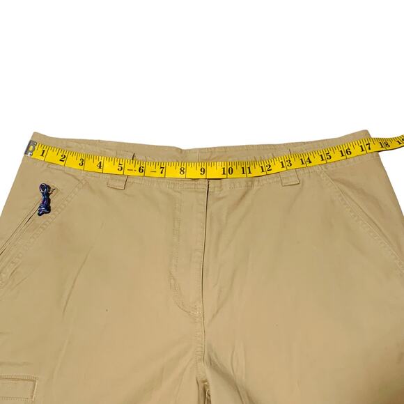 Women's L.L. BEAN Size 14 M/Tall Khaki Pants 0 CAG5 Basic Wardrobe Essential - Picture 3 of 7